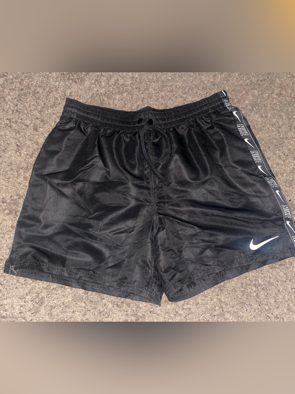 Nike Women’s Black Athletic Running Shorts with Branded Trim
